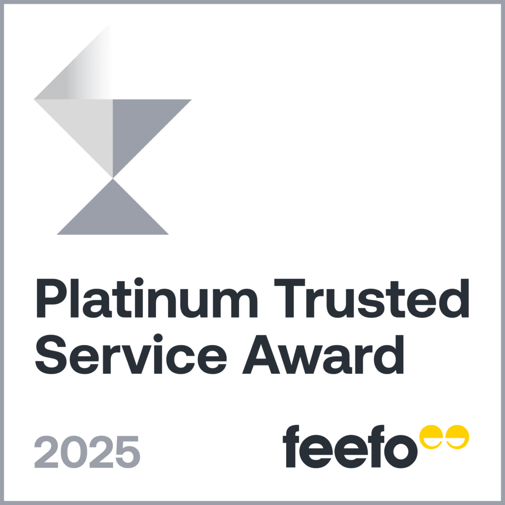 Feefo Trusted Service Award 2025