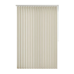 Bella Butter blackout vertical blind