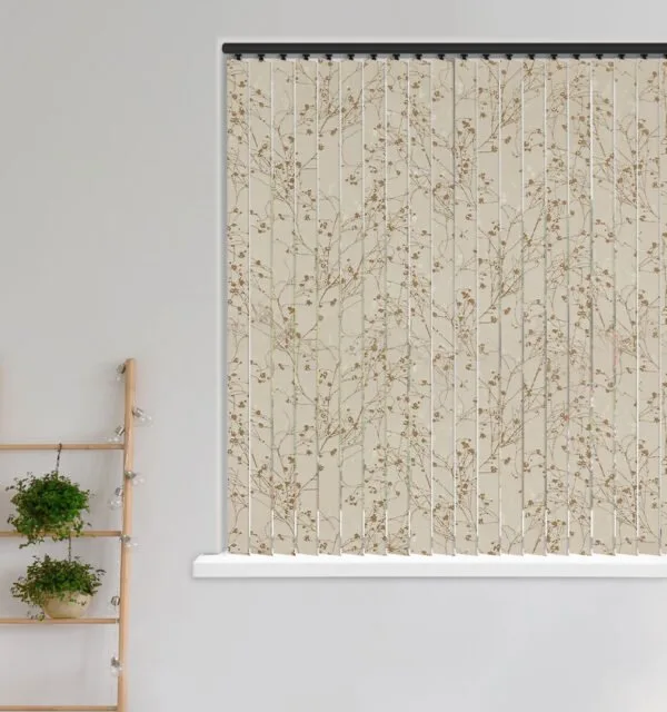 Collina Antique Gold blackout vertical blind