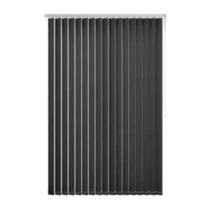 Unilux Black PVC Vertical Blind