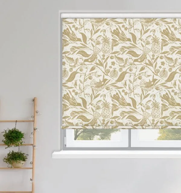 Folk Gold Roller Blind