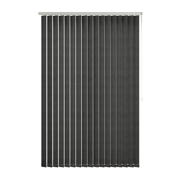 Metz Black PVC Vertical Blind