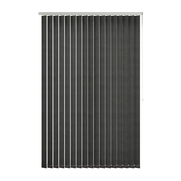 Metz Black PVC Vertical Blind