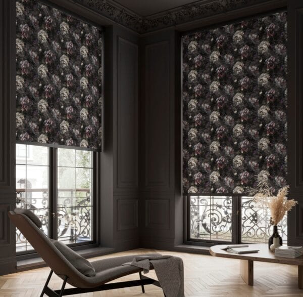 Sabina Midnight Blackout Roller Blind