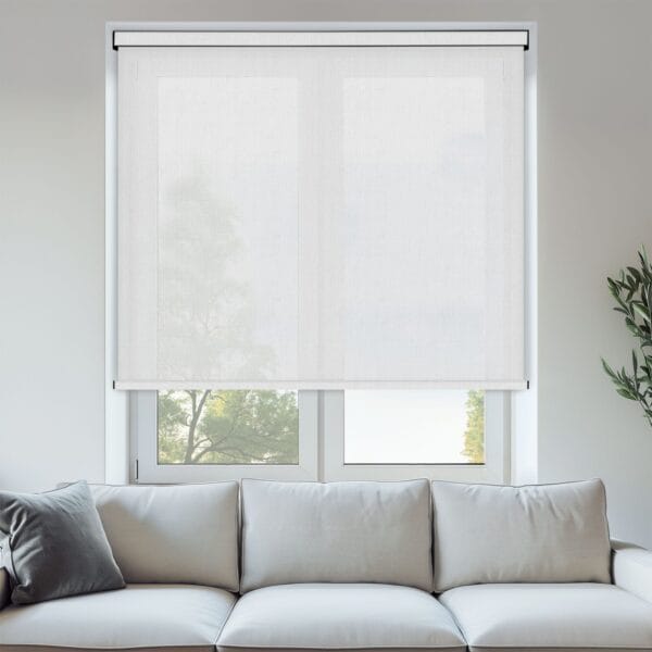 Voile White Roller Blind