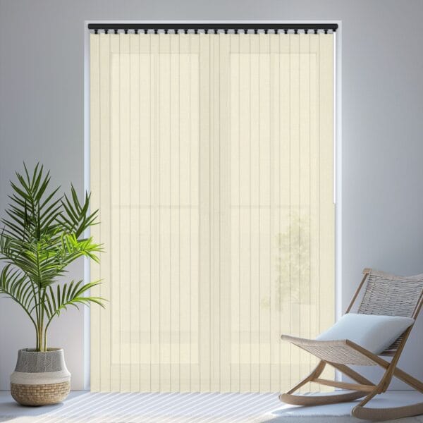 Voile Cream Vertical Blind